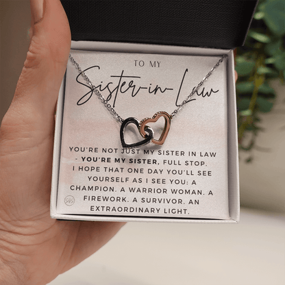 Sister-in-Law Gifts | Husband's Sister, Wife's Sister, Christmas Gift for Sister in Law, Birthday, Wedding, Future Sister Necklace 1103aHA