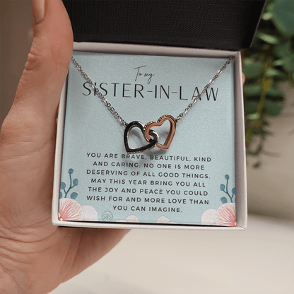 Sister-in-Law Gifts | Husband's Sister, Wife's Sister, Christmas Gift for Sister in Law, Birthday, Wedding, Future Sister Necklace 1103cHA