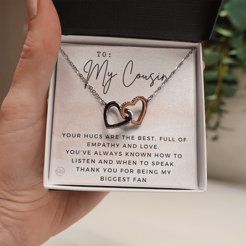 Gift for Cousin | Cousin Crew Necklace, Cousins and Best Friends, I Miss You Present, Gift for Birthday, Graduation, Thinking of You 2414H