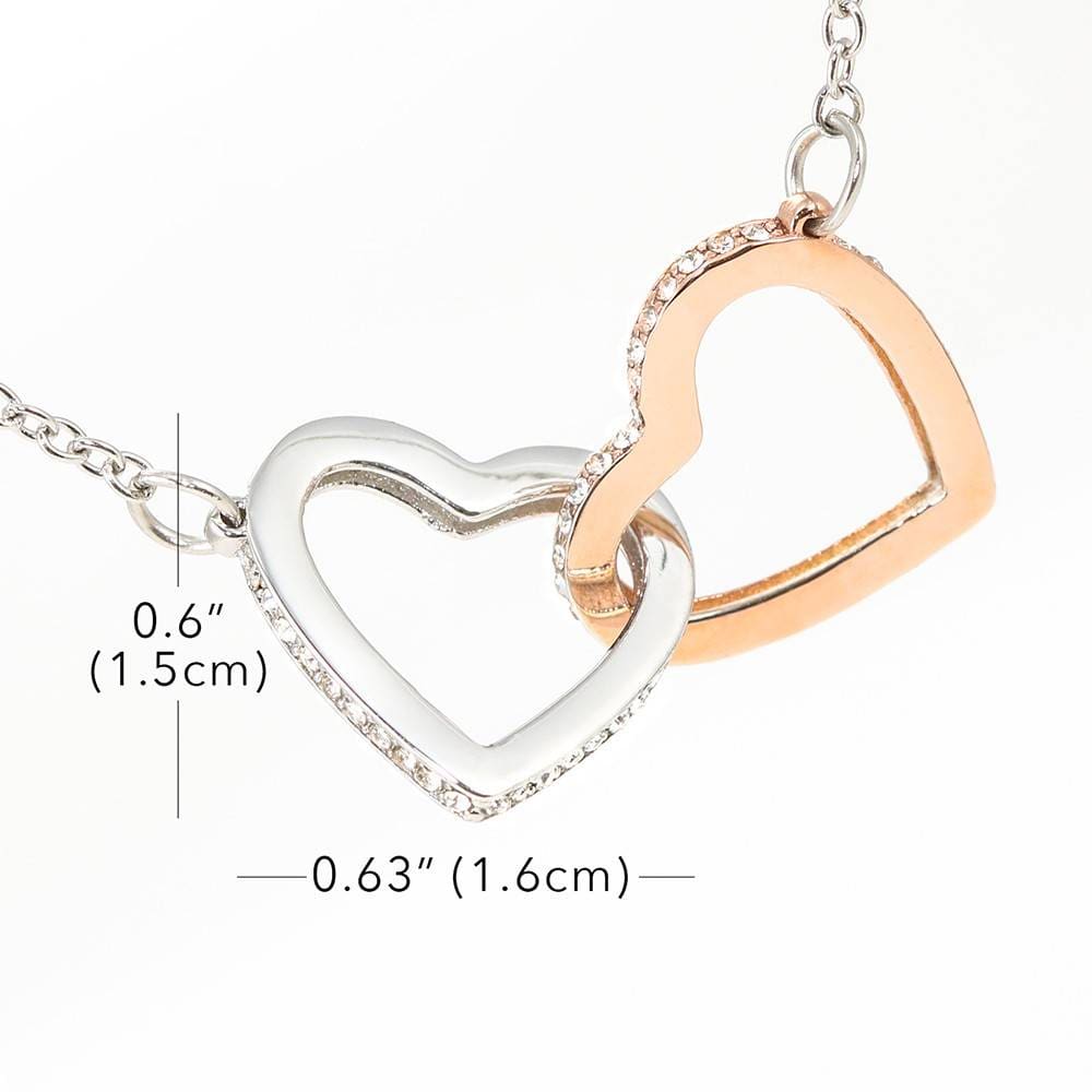 0907qS Hearts Necklace