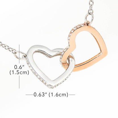 Gift for My Irish Twin | Siblings, Twins, Sisters, From Brother To Sister, Christmas, Birthday,  Best Friend Necklace, Rose Gold Hearts 0628H
