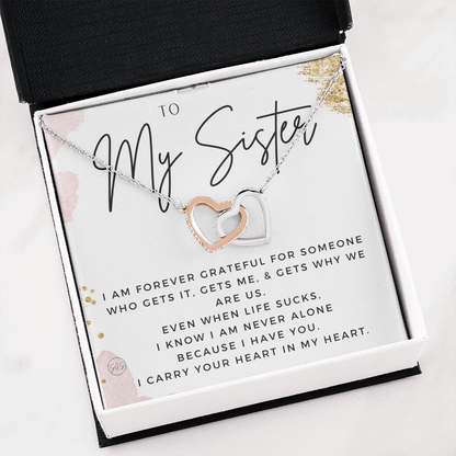Gift for My Sister | You Are My Person, Thank You, Birthday, Sisters, Wedding, Christmas Gift to Sister From Sister, Sister-in-Law 1113dHA
