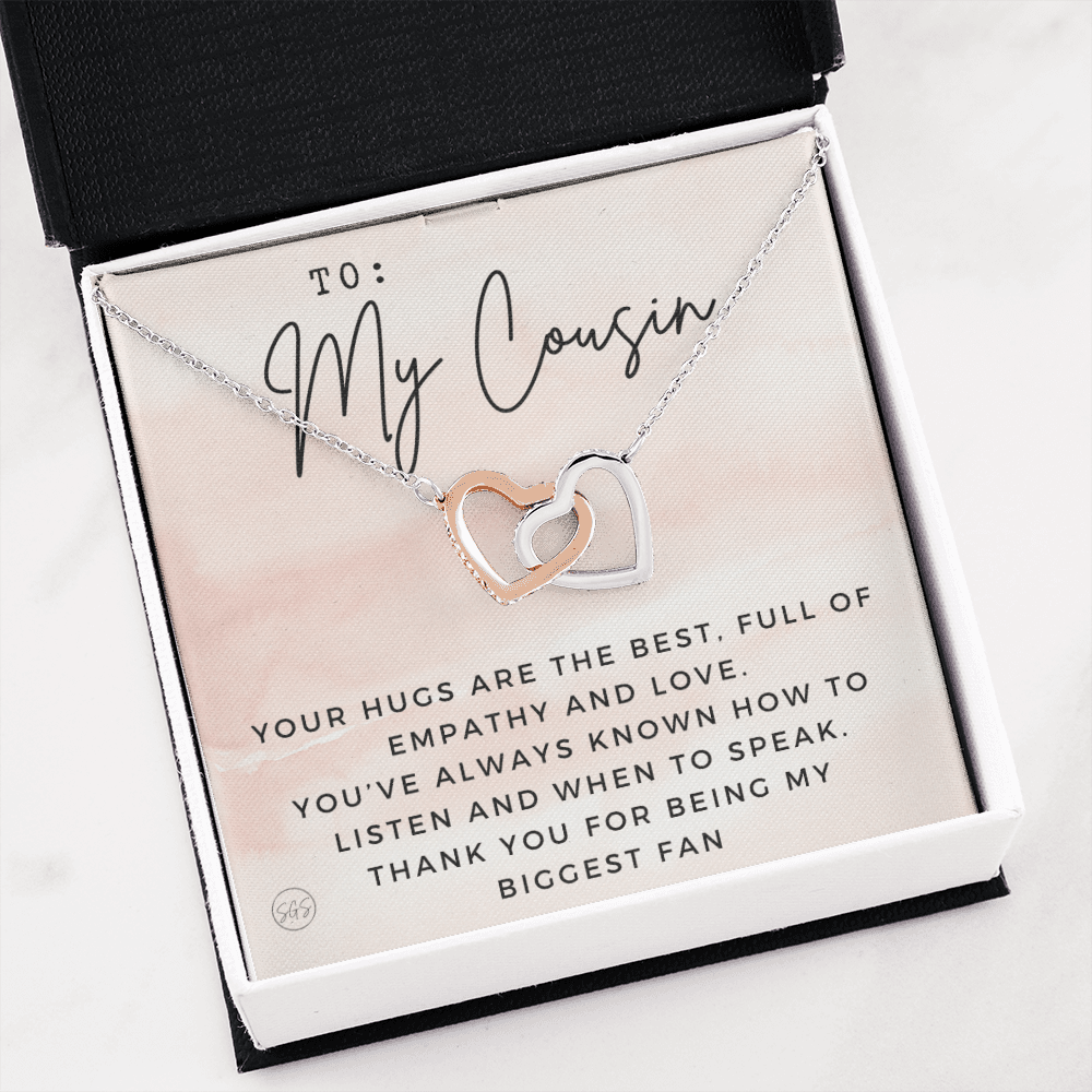 Gift for Cousin | Cousin Crew Necklace, Cousins and Best Friends, I Miss You Present, Gift for Birthday, Graduation, Thinking of You 2414H