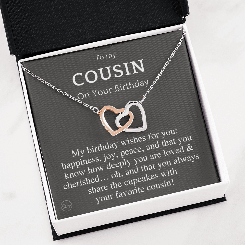 Gift for Cousin | Cousin Crew Necklace, Cousins and Best Friends, I Miss You Present, Gift for Birthday, Graduation, Thinking of You 2420H