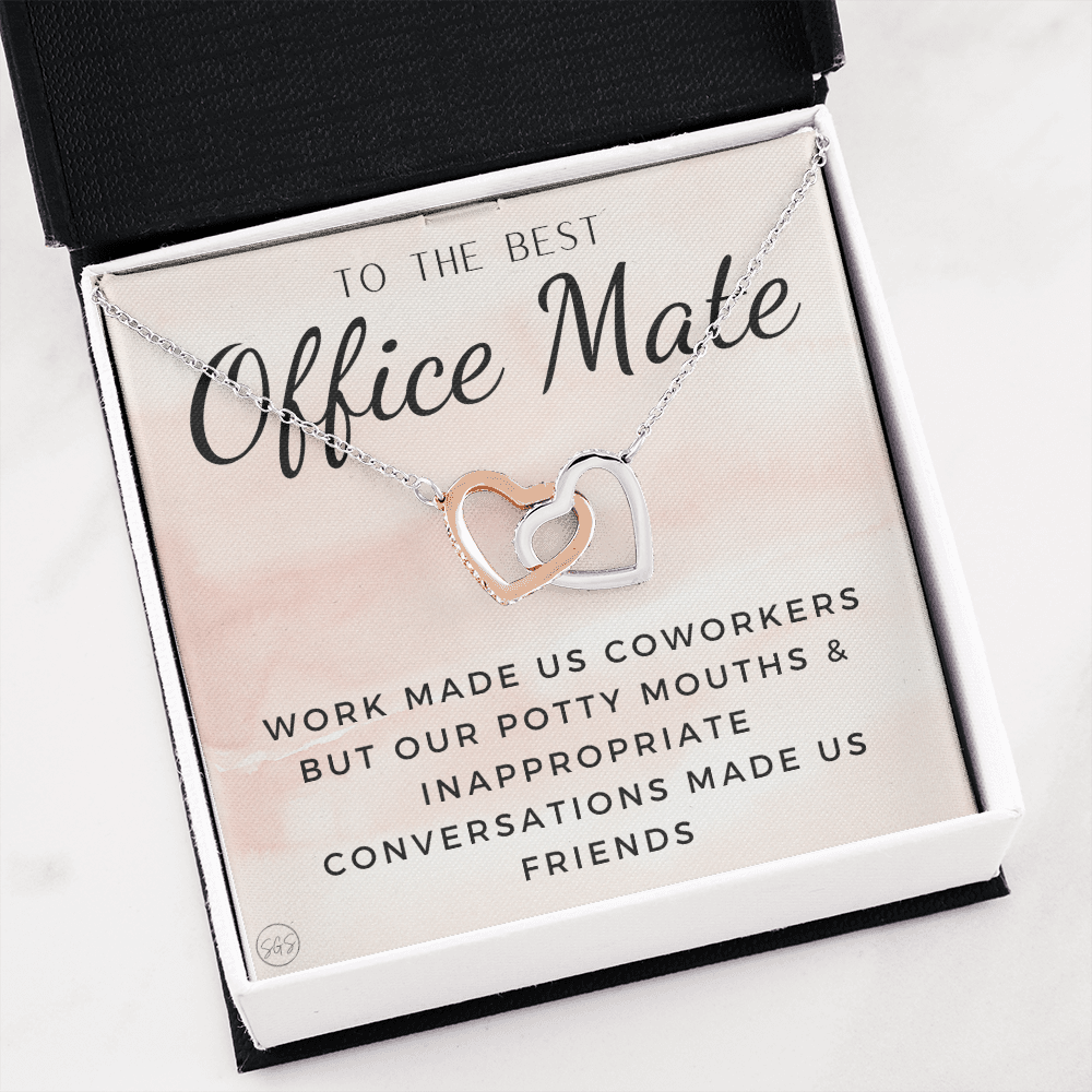 Office Mate Gift | Work Made Us Coworkers but Our Potty Mouths Made Us Friends, Office Bestie, Funny Christmas Gift, Cubicle 1111omaHA