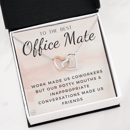 Office Mate Gift | Work Made Us Coworkers but Our Potty Mouths Made Us Friends, Office Bestie, Funny Christmas Gift, Cubicle 1111omaHA