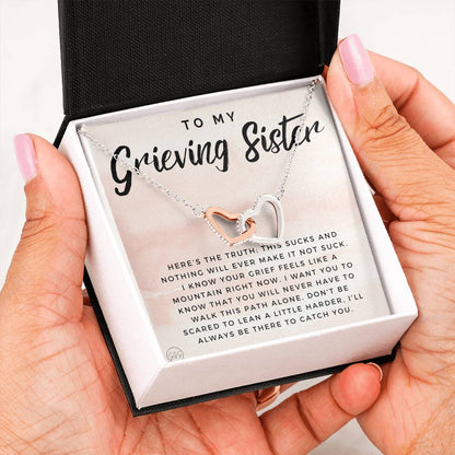 grieving sis 0723h Hearts Necklace