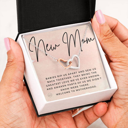 new mom 0709m Hearts Necklace