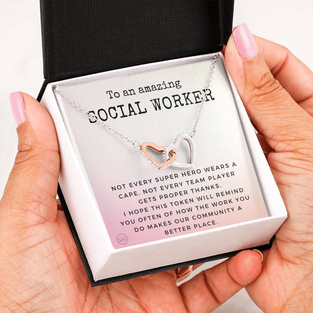 0922g social worker.png Hearts Necklace