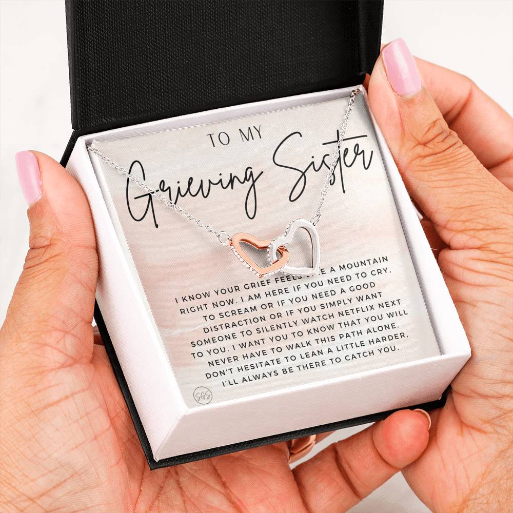 grieving sis 0723b Hearts Necklace