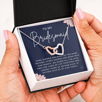 Bridesmaid 0712k Hearts Necklace