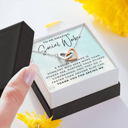 0922d social worker.png Hearts Necklace