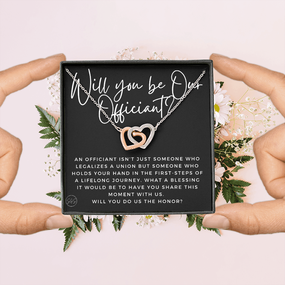 Will You Be Our Wedding Officiant? Officiant Proposal Gift, Wedding Planning, From the Bride & Groom 0817cH
