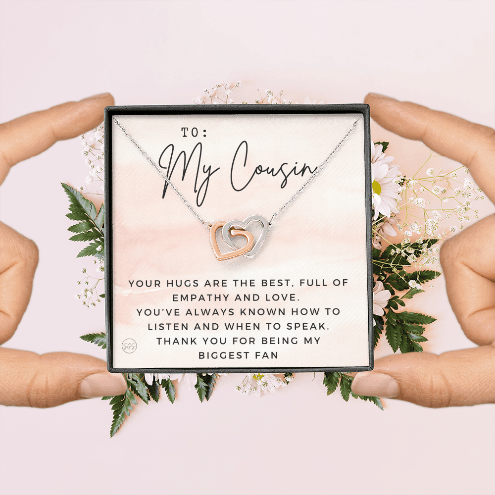 Gift for Cousin | Cousin Crew Necklace, Cousins and Best Friends, I Miss You Present, Gift for Birthday, Graduation, Thinking of You 2414H