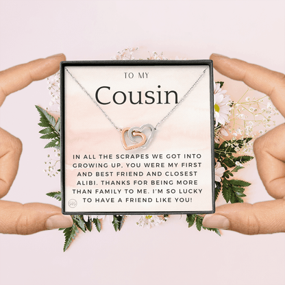 Gift for Cousin | Cousin Crew Necklace, Cousins and Best Friends, I Miss You Present, Gift for Birthday, Graduation, Thinking of You 21400H