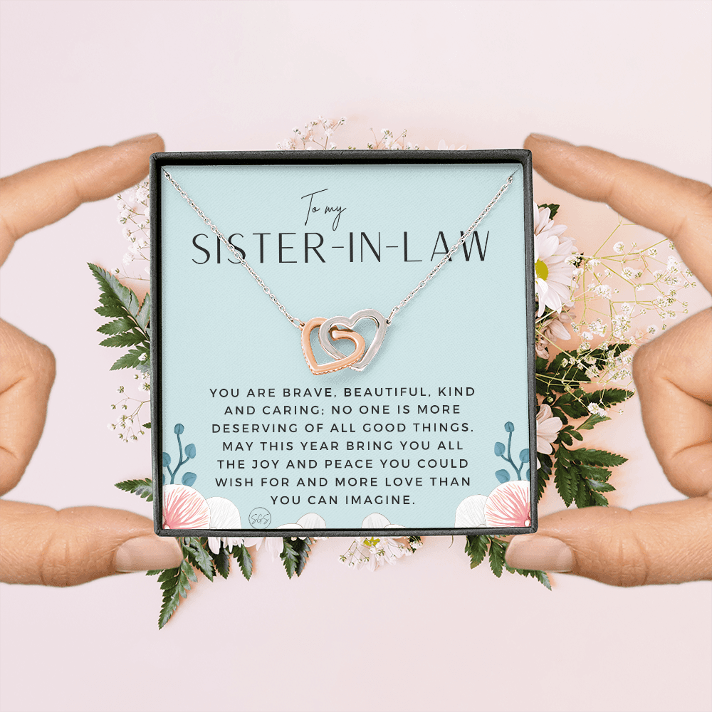 Sister-in-Law Gifts | Husband's Sister, Wife's Sister, Christmas Gift for Sister in Law, Birthday, Wedding, Future Sister Necklace 1103cHA