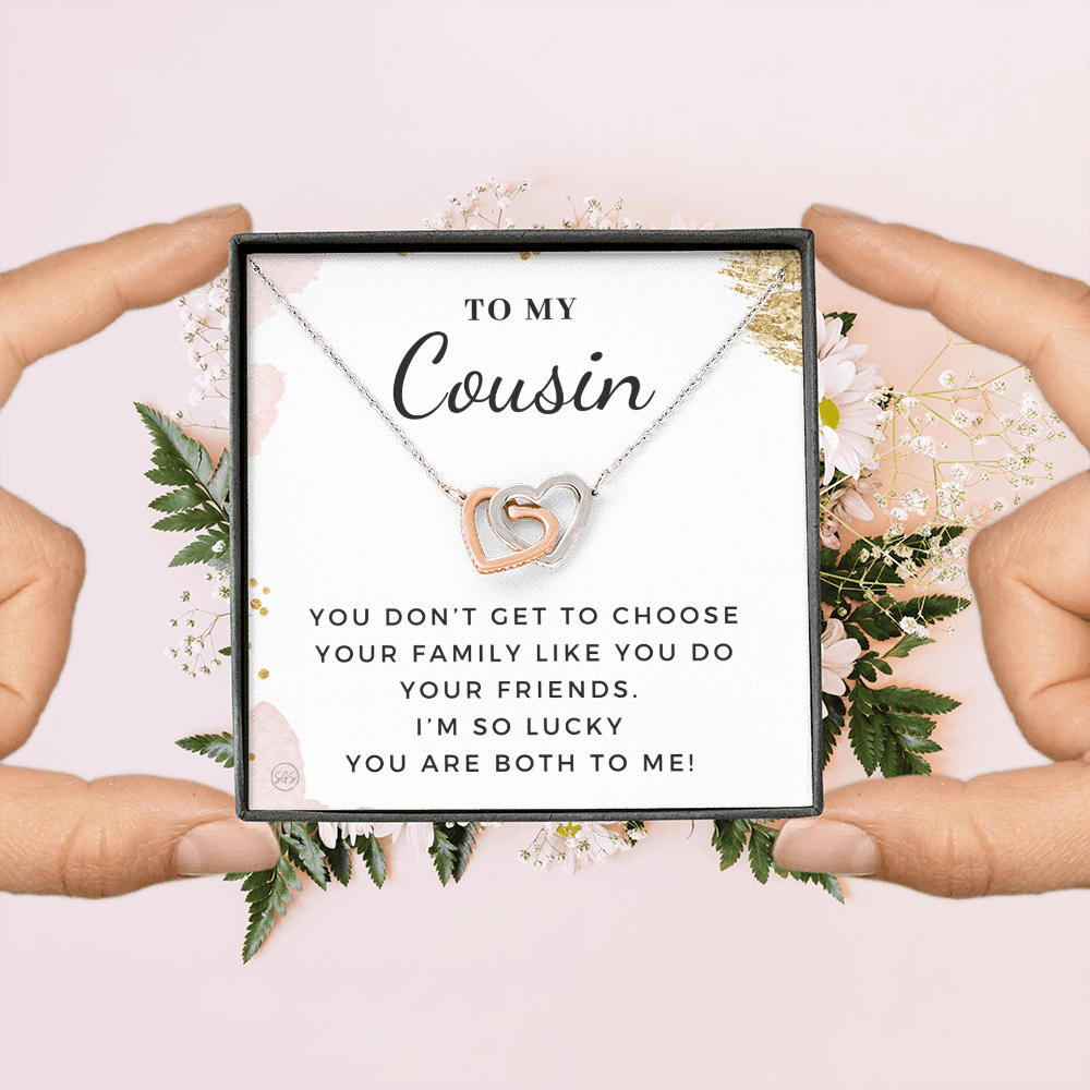 Gift for Cousin | Cousin Crew Necklace, Cousins and Best Friends, I Miss You Present, Gift for Birthday, Graduation, Thinking of You 2401aH