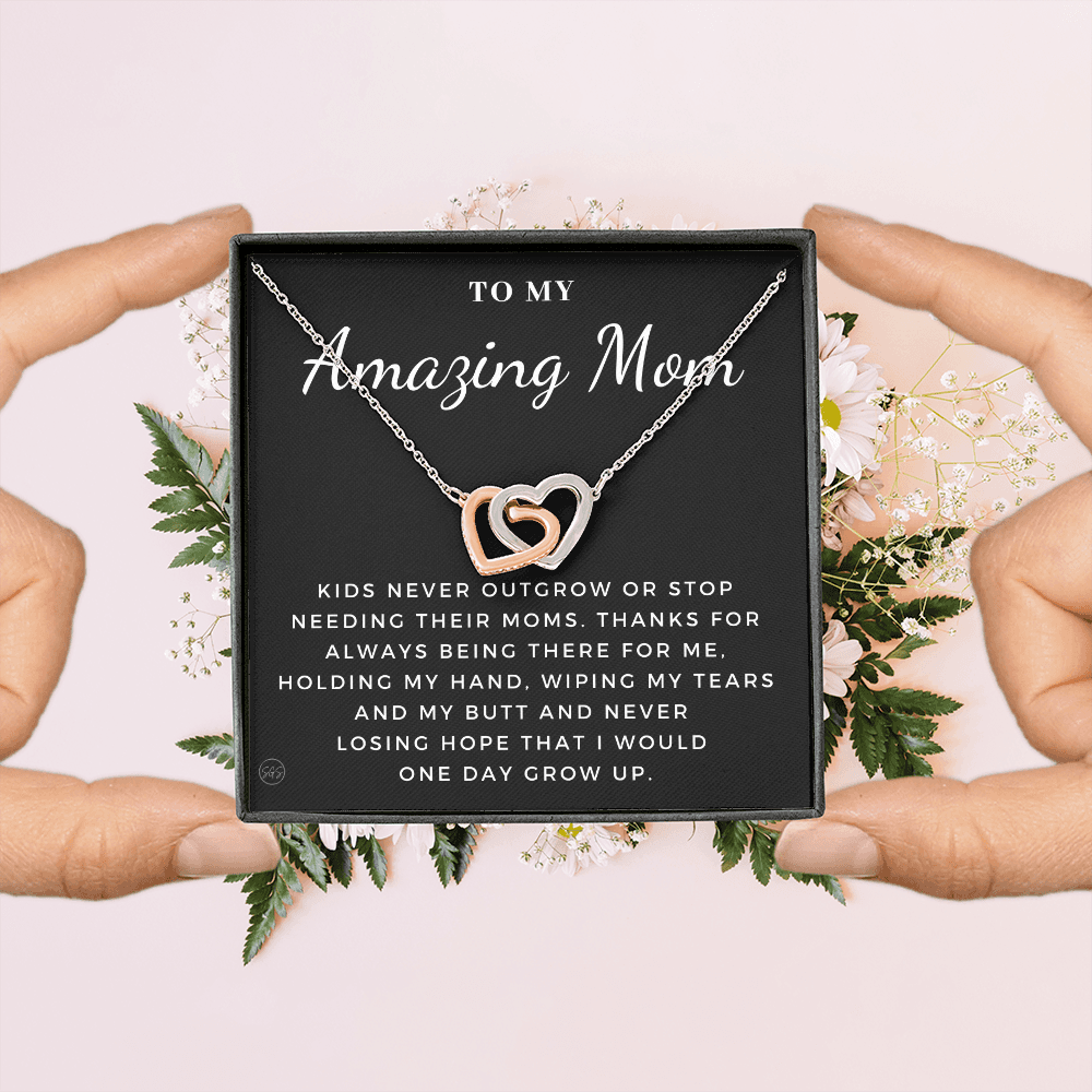 For An Incredible Mom | Gift for Mom, Christmas Gift, Mother's Day Necklace, From Daughter, Gift for New Mom, Pregnant Sister Gift 1112dHA