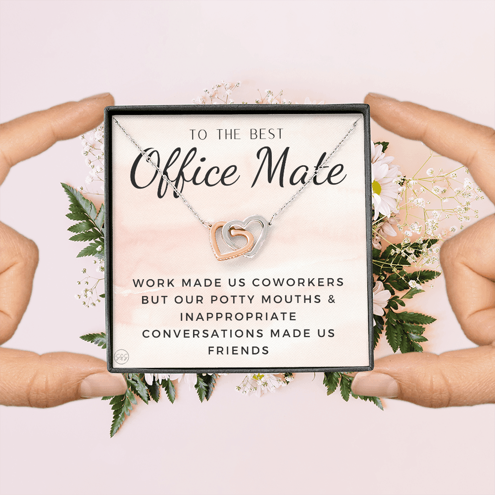 Office Mate Gift | Work Made Us Coworkers but Our Potty Mouths Made Us Friends, Office Bestie, Funny Christmas Gift, Cubicle 1111omaHA