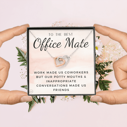 Office Mate Gift | Work Made Us Coworkers but Our Potty Mouths Made Us Friends, Office Bestie, Funny Christmas Gift, Cubicle 1111omaHA