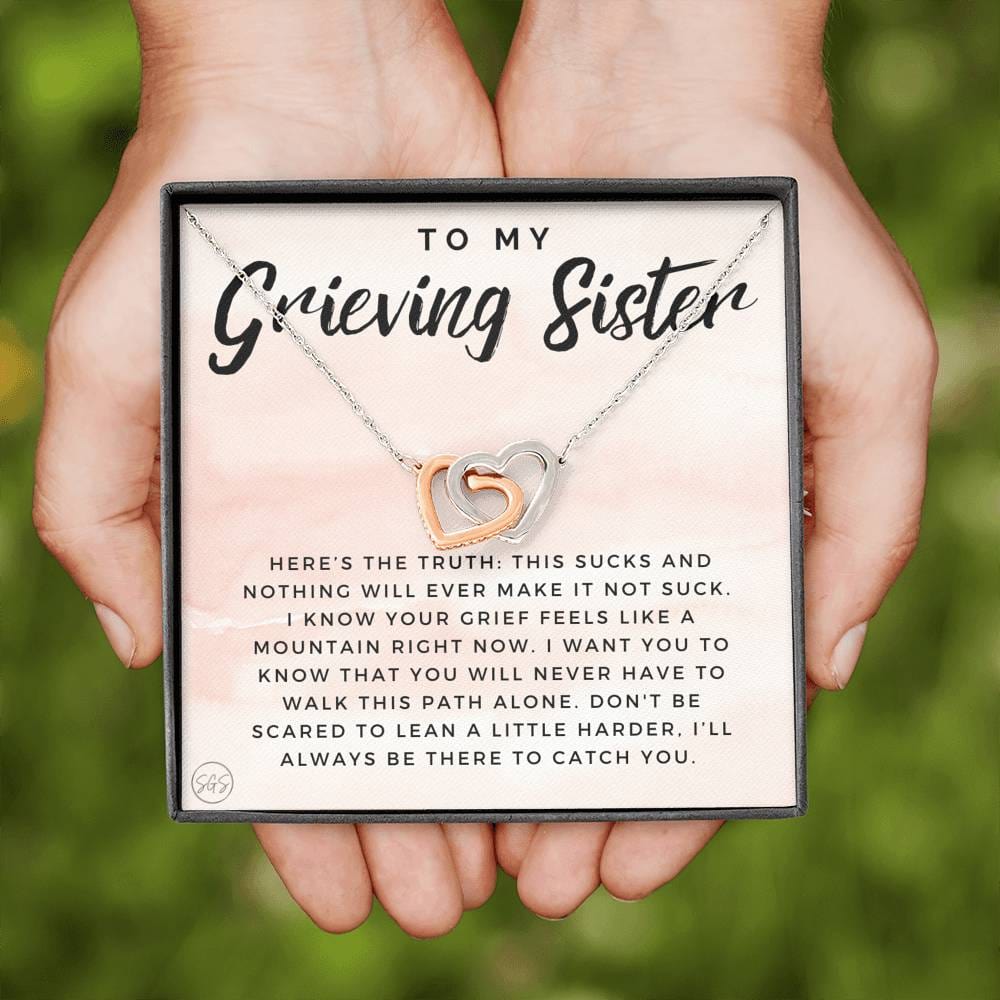 grieving sis 0723h Hearts Necklace