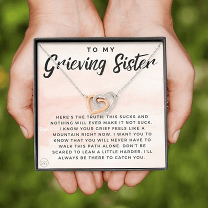 grieving sis 0723h Hearts Necklace