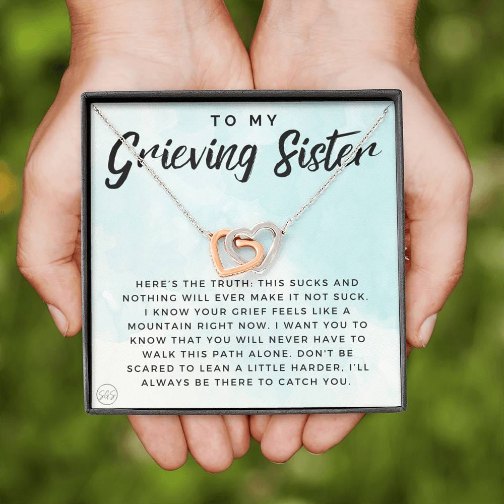grieving sis 0723d Hearts Necklace