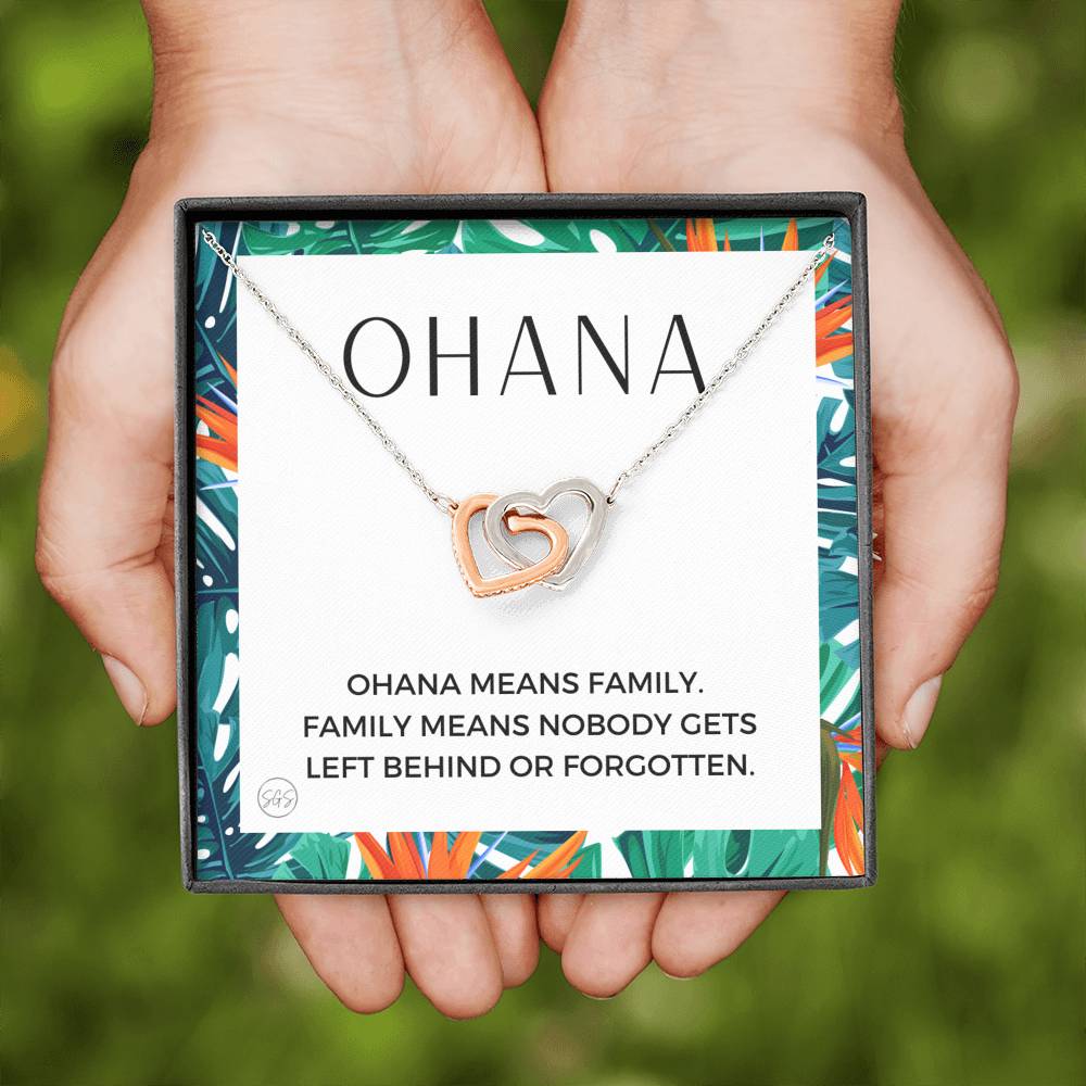 0929 ohana2 Hearts Necklace