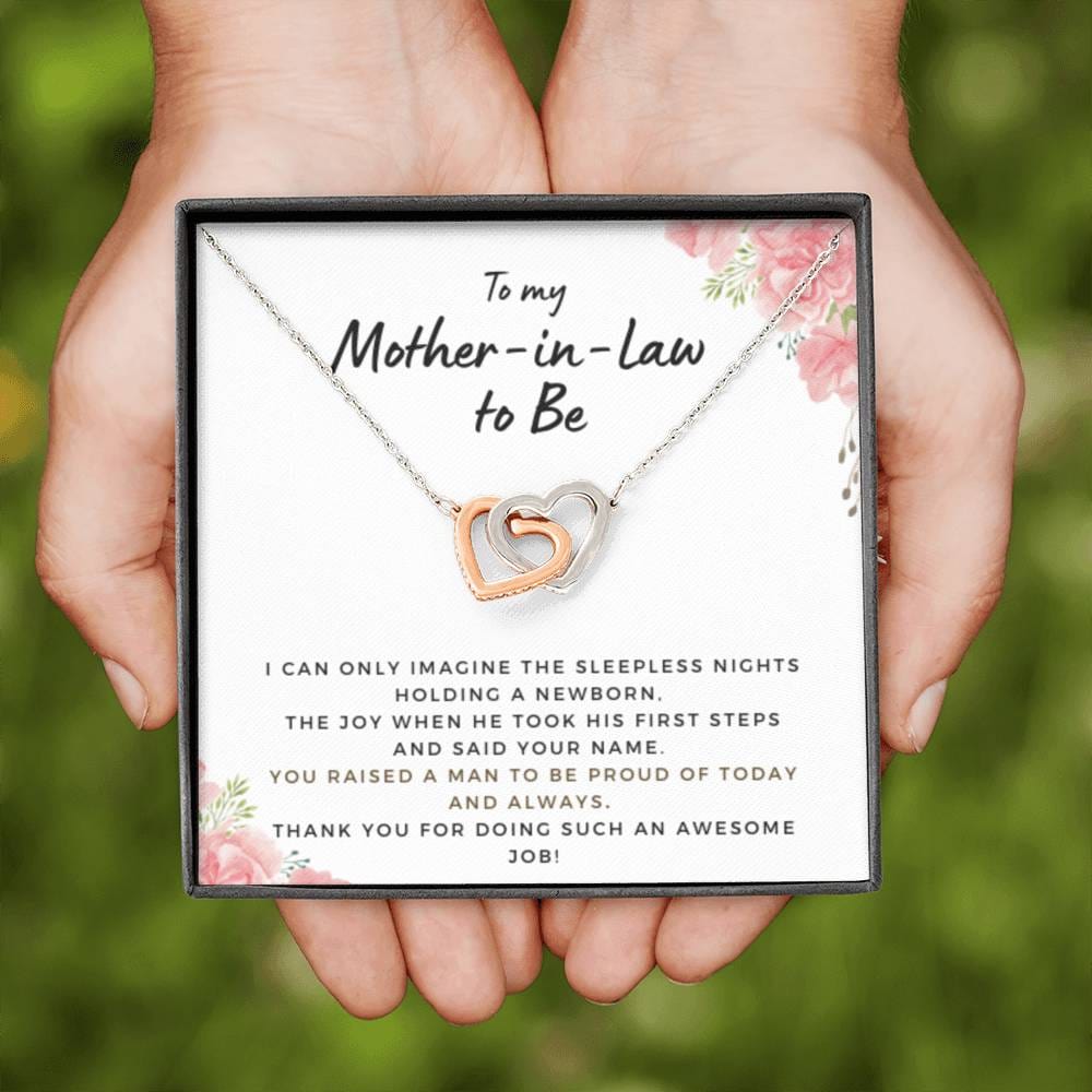 MotherInLawSleepless2 Hearts Necklace