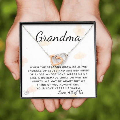 0928 Grandma from All of Us Hearts Necklace