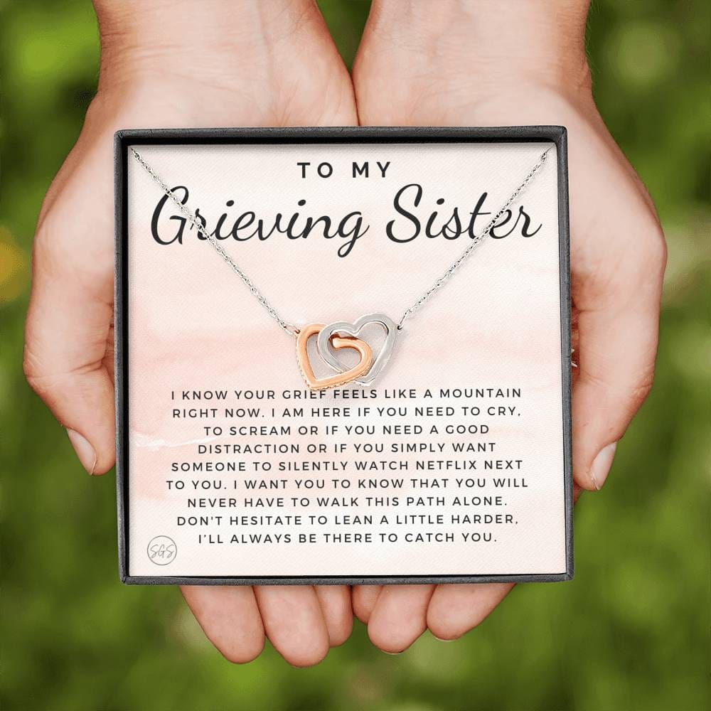 grieving sis 0723e Hearts Necklace