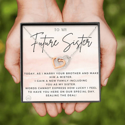 Future Sister 0728a Hearts Necklace
