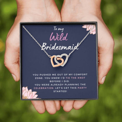 ToMyWildBridesmaid Hearts Necklace