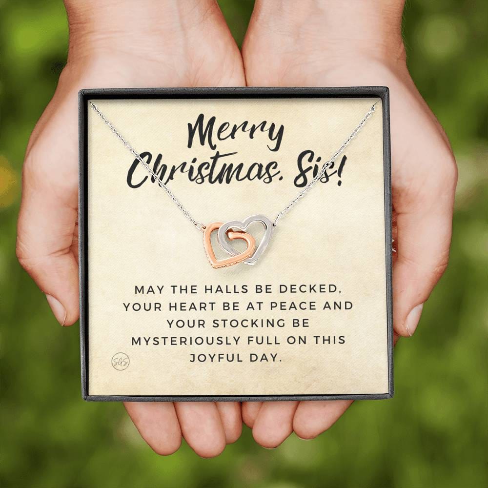 Xmas Sis 0712l Hearts Necklace