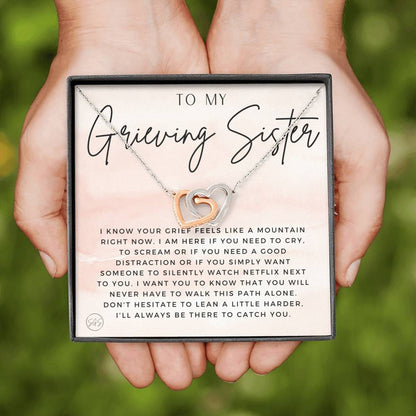 grieving sis 0723b Hearts Necklace