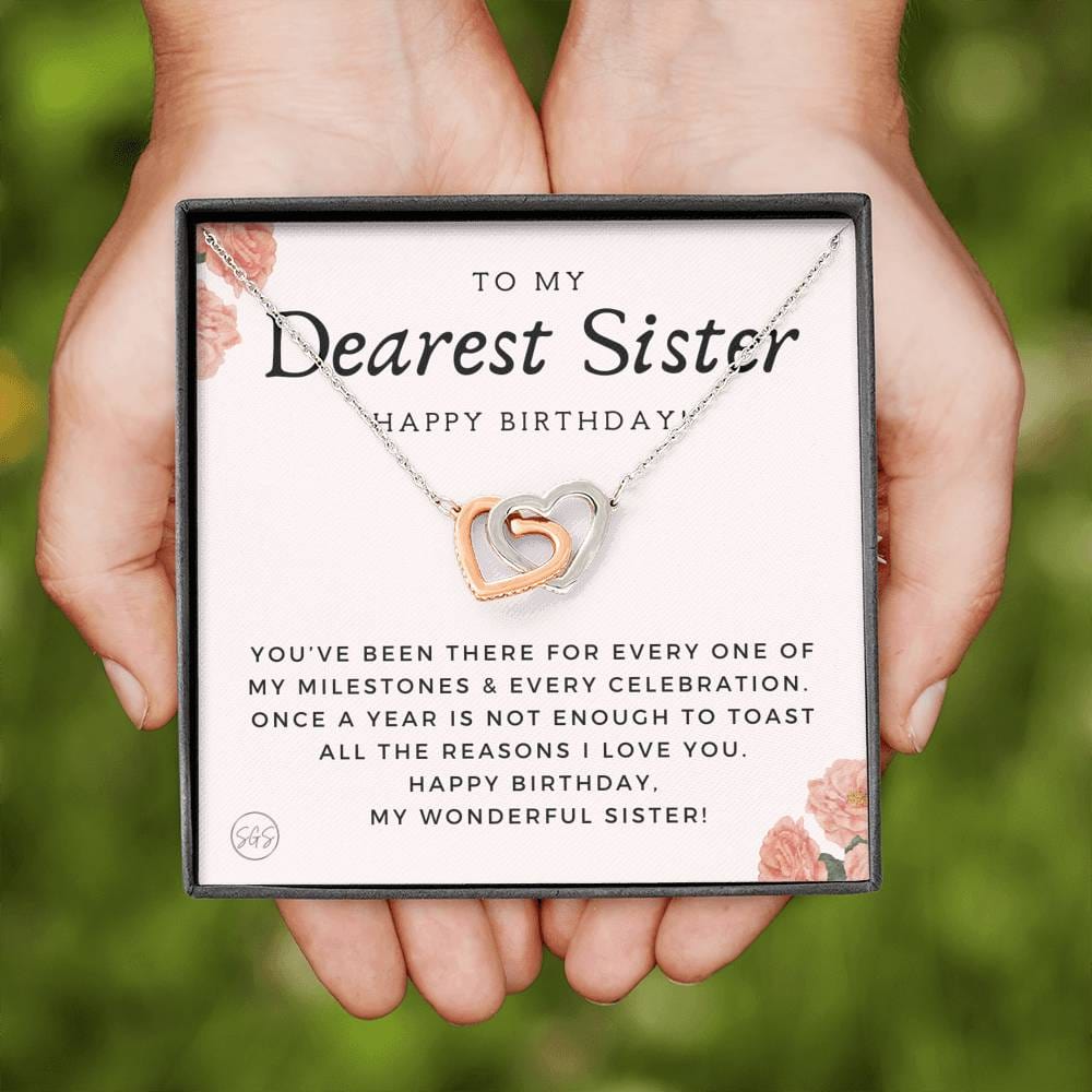 Birthday Sister 0705i Hearts Necklace