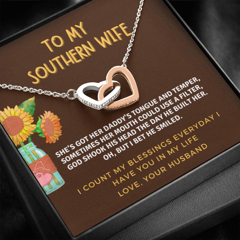 Interlocking Hearts - Southern Wife - Sunflower Jar