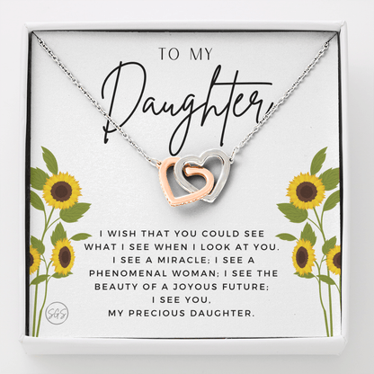 1129dg Hearts Necklace