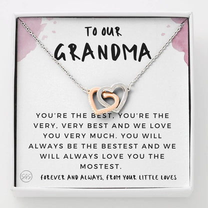 0928 Grandma from Kids Hearts Necklace