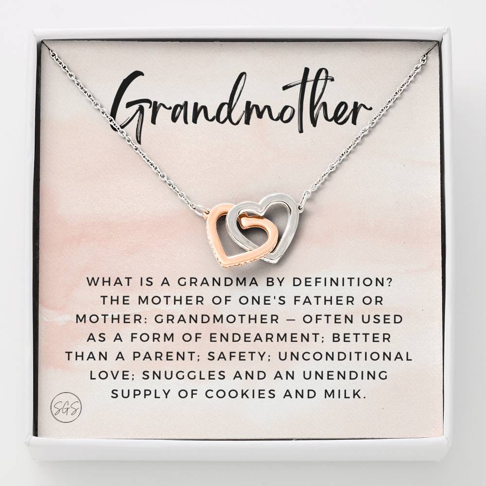 0928 Grandmother Hearts Necklace