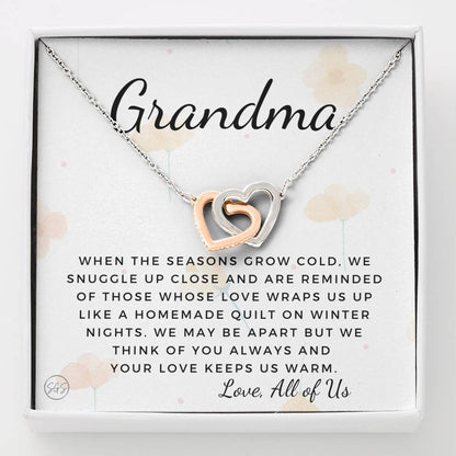 0928 Grandma from All of Us Hearts Necklace