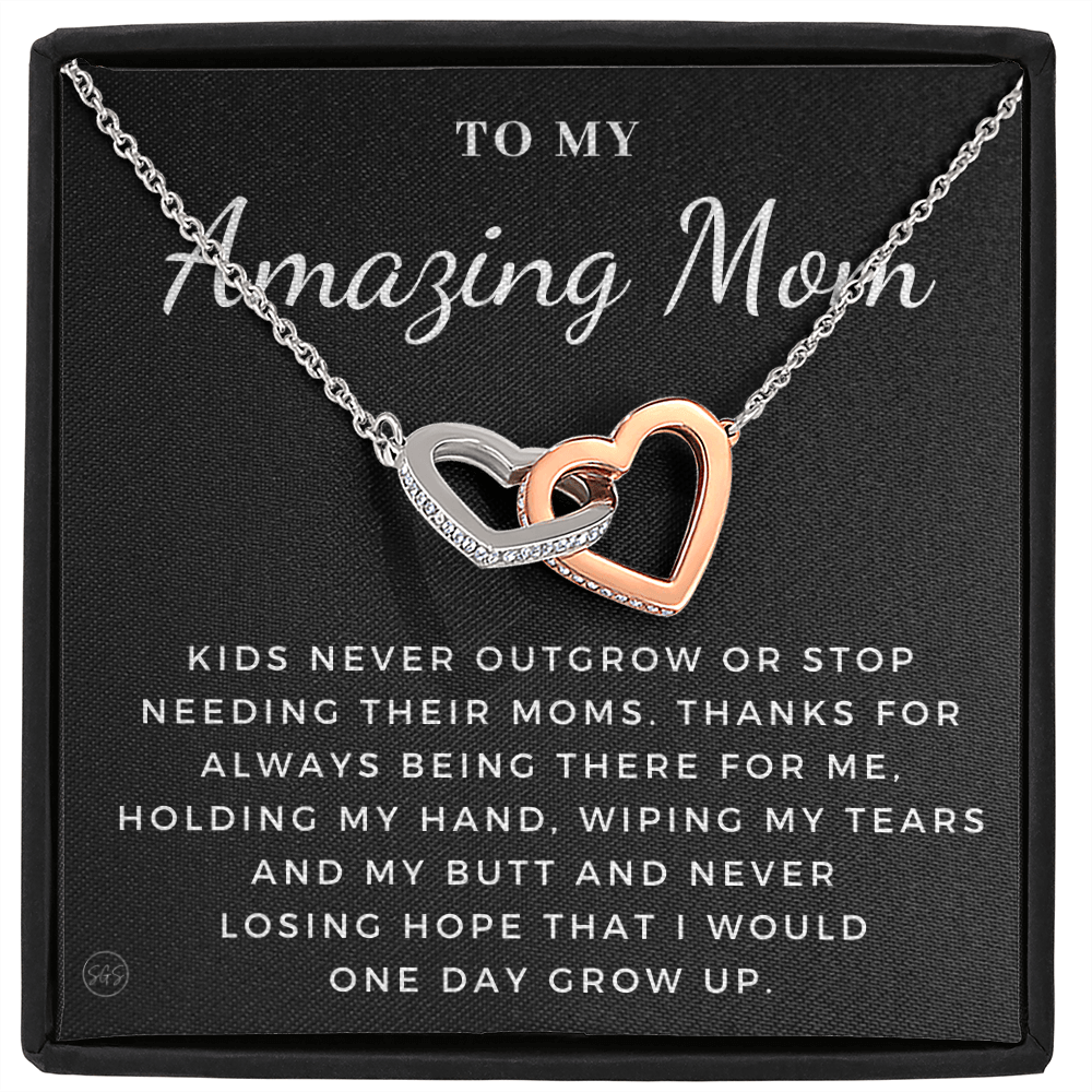 For An Incredible Mom | Gift for Mom, Christmas Gift, Mother's Day Necklace, From Daughter, Gift for New Mom, Pregnant Sister Gift 1112dHA