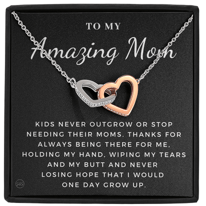 For An Incredible Mom | Gift for Mom, Christmas Gift, Mother's Day Necklace, From Daughter, Gift for New Mom, Pregnant Sister Gift 1112dHA
