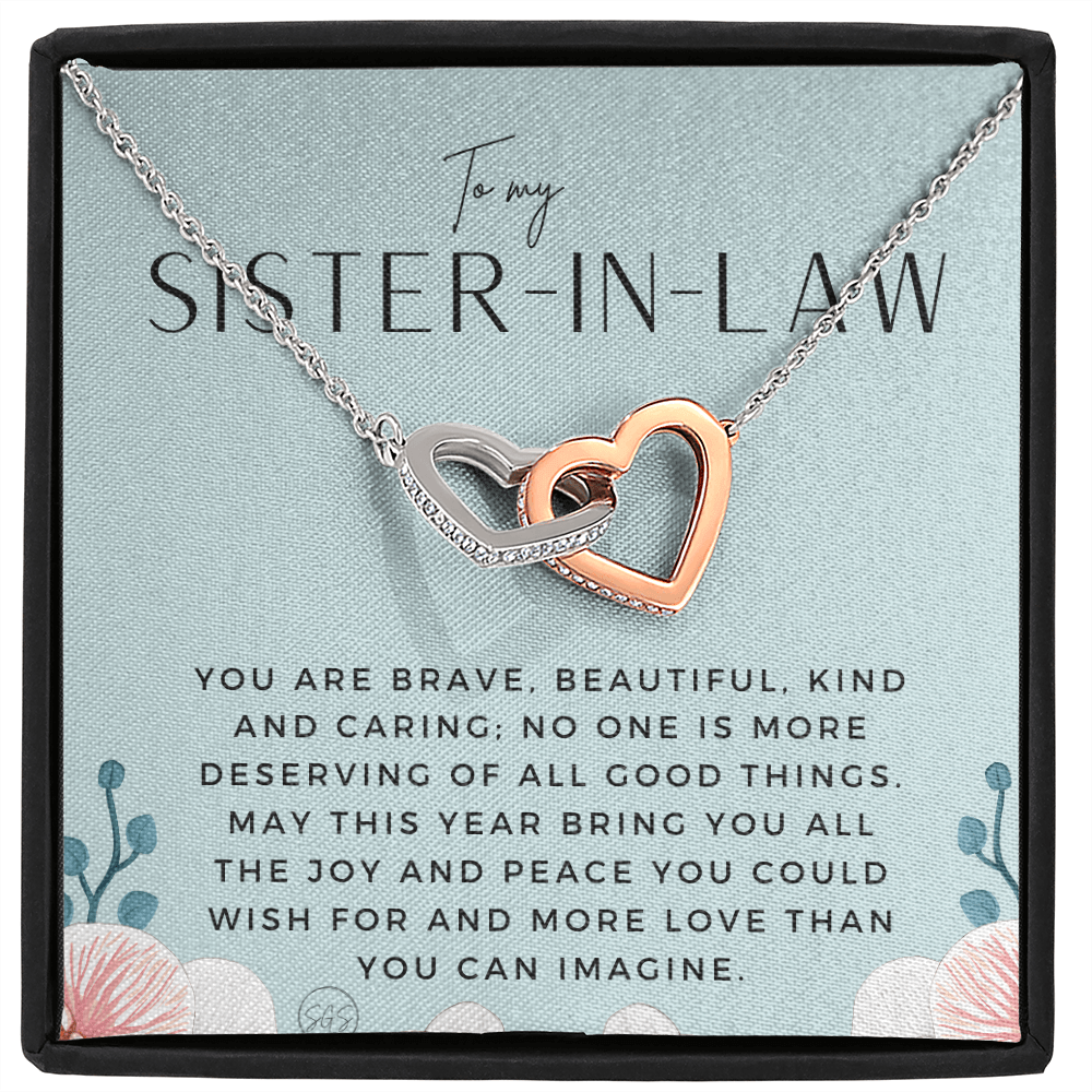 Sister-in-Law Gifts | Husband's Sister, Wife's Sister, Christmas Gift for Sister in Law, Birthday, Wedding, Future Sister Necklace 1103cHA