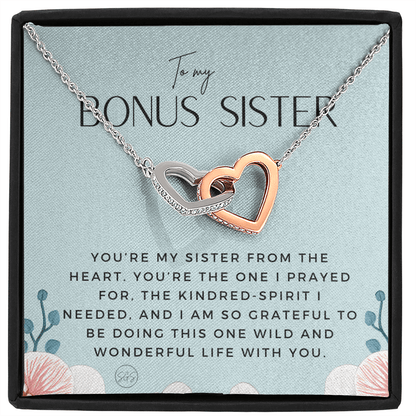Bonus Sister Gift | Sister in Law Gift, Best Friend Necklace, Roommate, Step Sister, Christian, Birthday 25th, 16th, 30th, Christmas 1104dHA