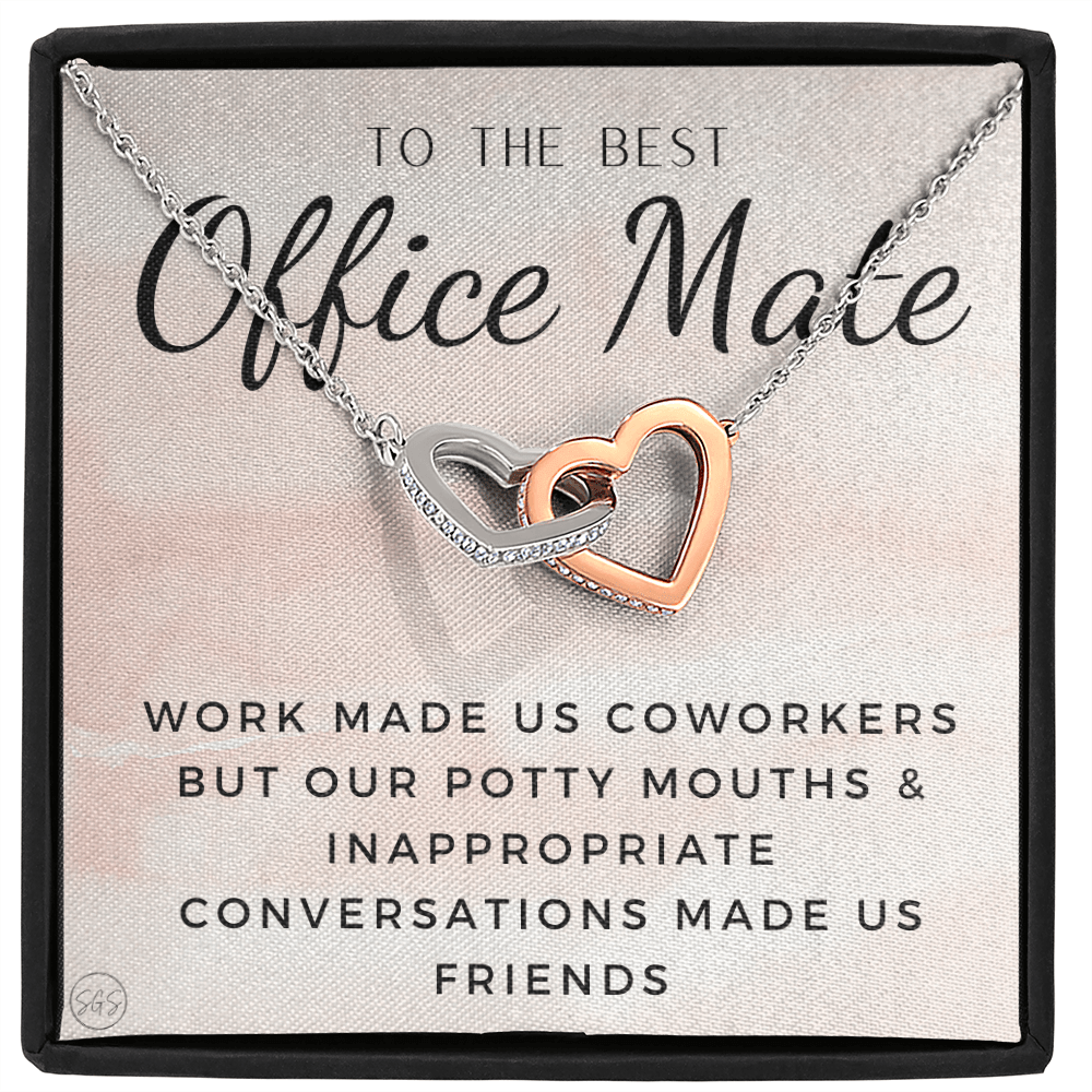 Office Mate Gift | Work Made Us Coworkers but Our Potty Mouths Made Us Friends, Office Bestie, Funny Christmas Gift, Cubicle 1111omaHA