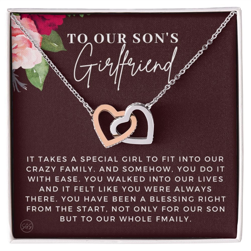 Son's Girlfriend Gift | Custom Gift For Son's Girlfriend, Christmas Gift For Sons Girlfriend, Personalized Necklace, Birthday Gift for Her