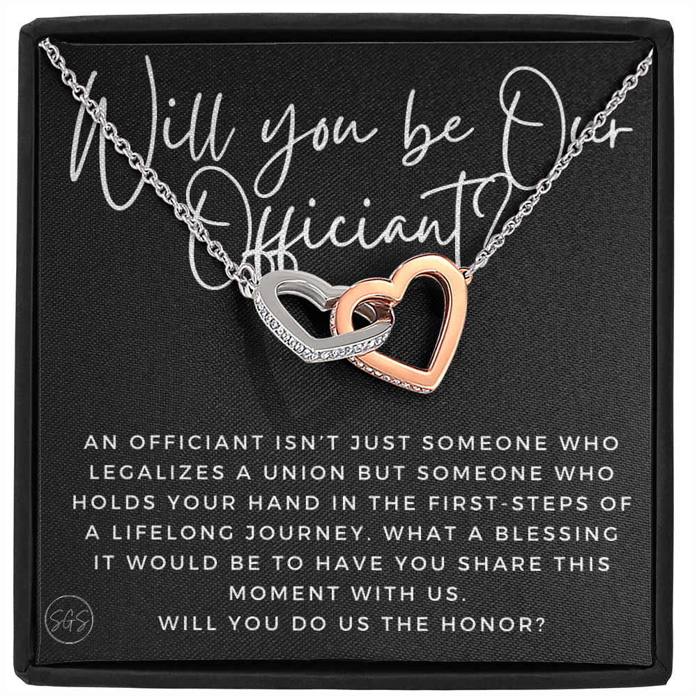 Will You Be Our Wedding Officiant? Officiant Proposal Gift, Wedding Planning, From the Bride & Groom 0817cH