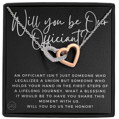 Will You Be Our Wedding Officiant? Officiant Proposal Gift, Wedding Planning, From the Bride & Groom 0817cH