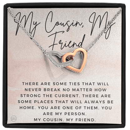 Gift for Cousin | Cousin Crew Necklace, Cousins and Best Friends, I Miss You Present, Gift for Birthday, Graduation, Thinking of You 2413aH